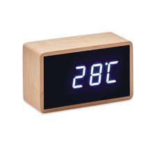 Reloj Despertador LED Madera