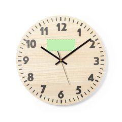 Reloj de Pared en Madera MDF | Centrado en la parte superior | 100 x 40