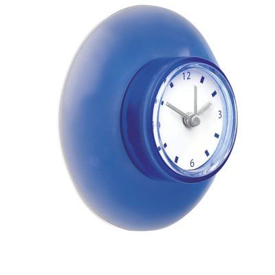 Reloj Analógico con Ventosa Azul