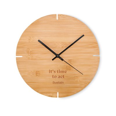 Reloj de Pared Bambú