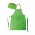 Set Delantal y Gorro de Cocina TNT Verde Claro