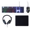 Set Gamer con Teclado y Ratón retroiluminados Neg