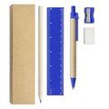 Set de Papelería Eco 5 Piezas Azul