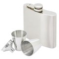 Set Petaca con 2 Vasos y Embudo Inox