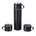 Set de termo con 3 tazas de acero inox