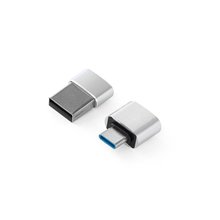 Set de Adaptadores USB Reversibles Cromado satinado
