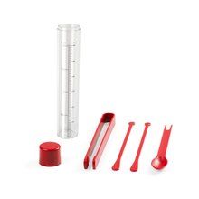 Set Cóctel 60ml y 5 Piezas Rojo