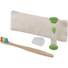 Set dental con cepillo y reloj Verde