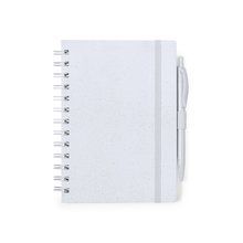 Set Libreta A5 con Bolígrafo RABS Blanco