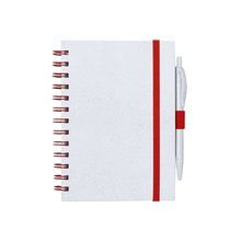 Set Libreta A5 con Bolígrafo RABS Rojo