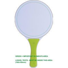 Set 2 Palas MDF con Bola | RACKET 1 FRONT PD