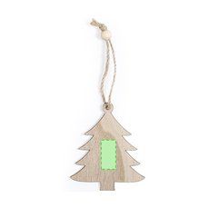 Set 3 Adornos Navideños Madera | Reno cara 1