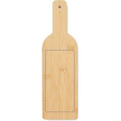 Set vino con estuche de bambú forma de botella | BOX TOP