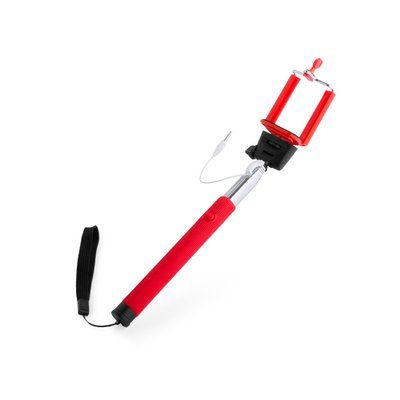 Selfie Stick Jack 3,5mm Antigiro Roj