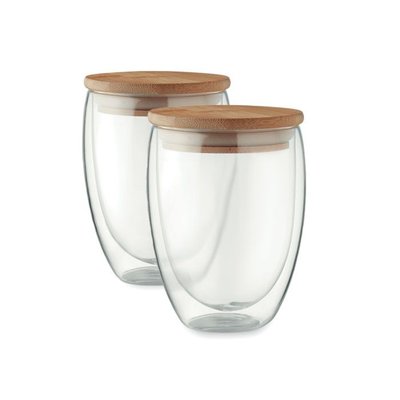 Set 2 Vasos Eco Doble Pared 350ml 