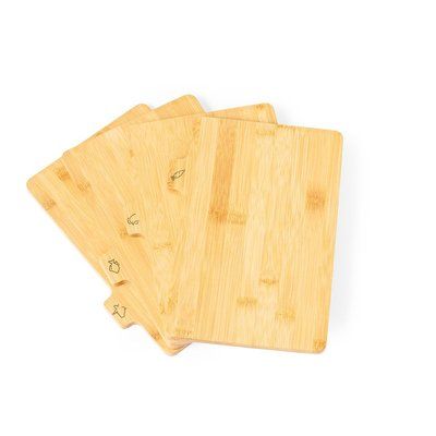 Set de 4 Tablas de Bambú