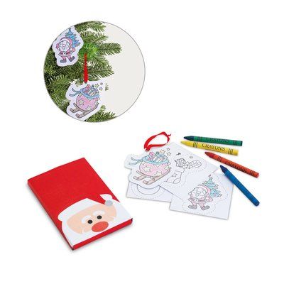 Set para colorear de Navidad