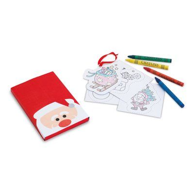 Set para colorear de Navidad