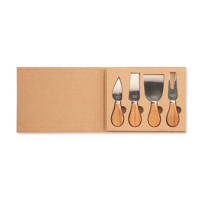 Set de Cuchillos Queso Acero Inox