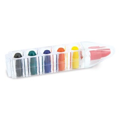 Set Estuche con 6 Ceras de Colores