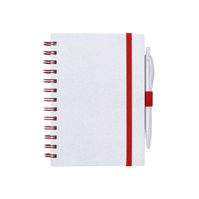 Set Libreta A5 con Bolígrafo RABS Roj