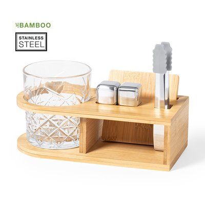 Set Whisky Calidad con Soporte y Pinzas