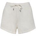 Short algodón de mujer Washed Ivory L