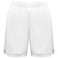 Short de baloncesto para mujer White 3XL