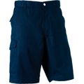 Short de trabajo con cintura elástica French Navy 34 UK