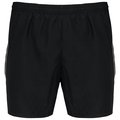 Short deportivo poliéster Negro S