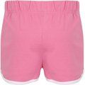 Short diseño Retro infantil algodón Bright Pink / White 7/8 ans