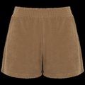 Short de rizo con bolsillos Cream Coffee M