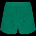 Short de rizo con bolsillos Malachite Green L