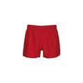 Short de rugby unisex con cintura elástica Sporty Red 3XL