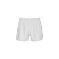 Short de rugby unisex con cintura elástica White 4XL