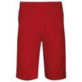 Shorts de baloncesto hombre Rojo XS