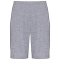 Shorts deportivos hombre algodón Gris XXL