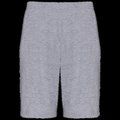 Shorts deportivos hombre algodón Oxford Grey S