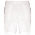 Shorts deportivos infantil de algodón Blanco 10/12 ans