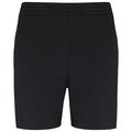 Shorts deportivos infantil de algodón Negro 6/8 ans