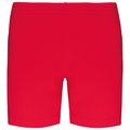 Shorts deportivos mujer algodón Rojo L