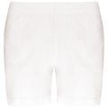 Shorts deportivos mujer algodón White S