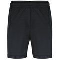 Shorts equipaciones niños poliéster Black 8/10 ans