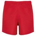 Shorts de rugby niño con cintura elástica Sporty Red 12/14 ans