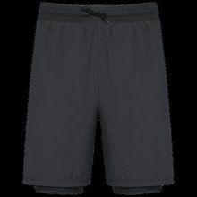 Short  2 en 1 hombre Black XS