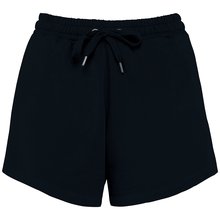 Short algodón de mujer Negro M