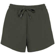 Short algodón de mujer Verde L