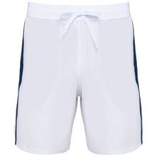 Short bicolor con bolsillos Blanco M