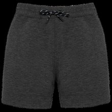 Short de chándal para mujer con cintura elástica Negro / Gris XL