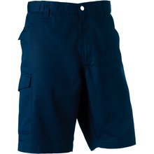 Short de trabajo con cintura elástica Azul 28 UK